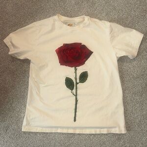 FARM Rio Cream Rose Graphic Tee Shirt
